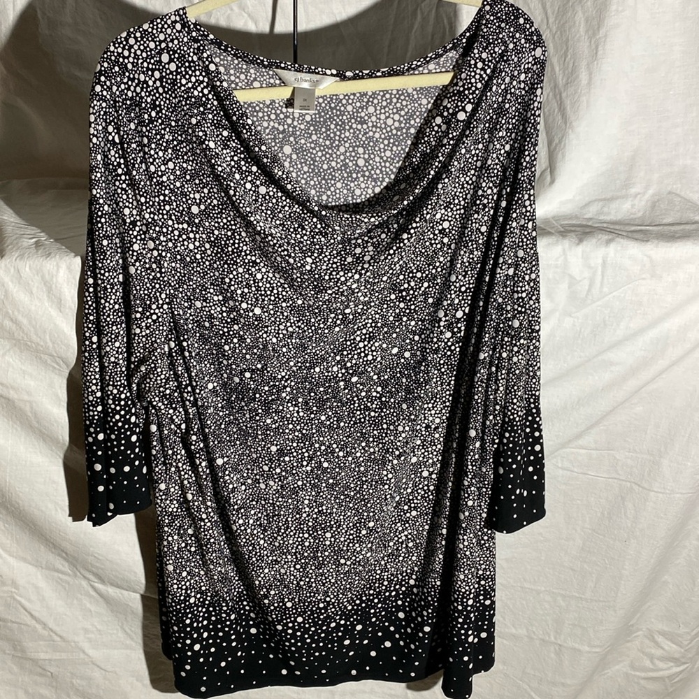 CJ BANKS 96% Polyester 4% spandex Top 3x